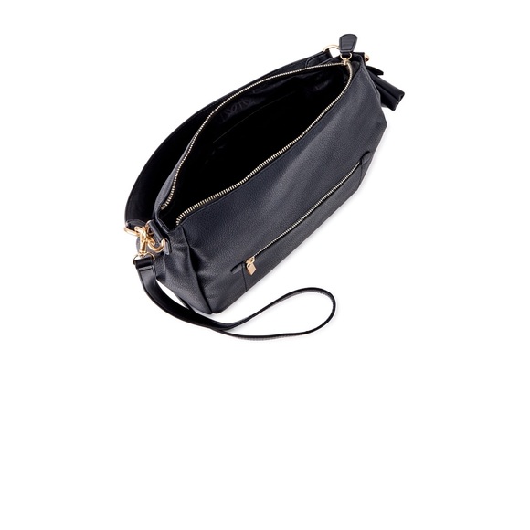 NWT Time and Tru Black Purse with Bonus Pouch Adjustable and Removable Straps - Picture 3 of 10